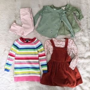 Fall winter toddler girls lot 2T